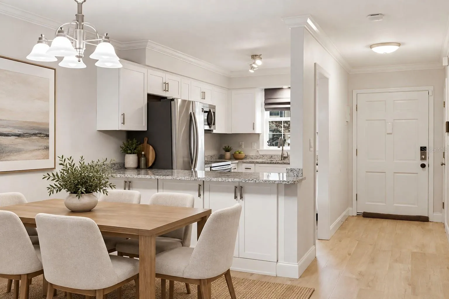 Dining/Kitchen Staged