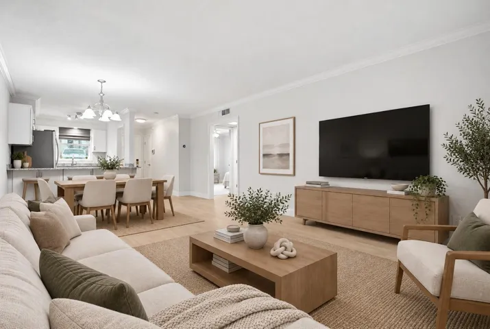Living/Dining Staged