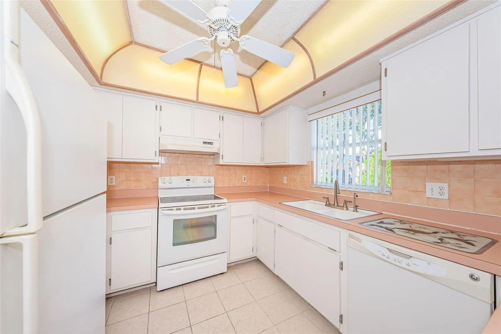 Kitchen Sink window with backyard view