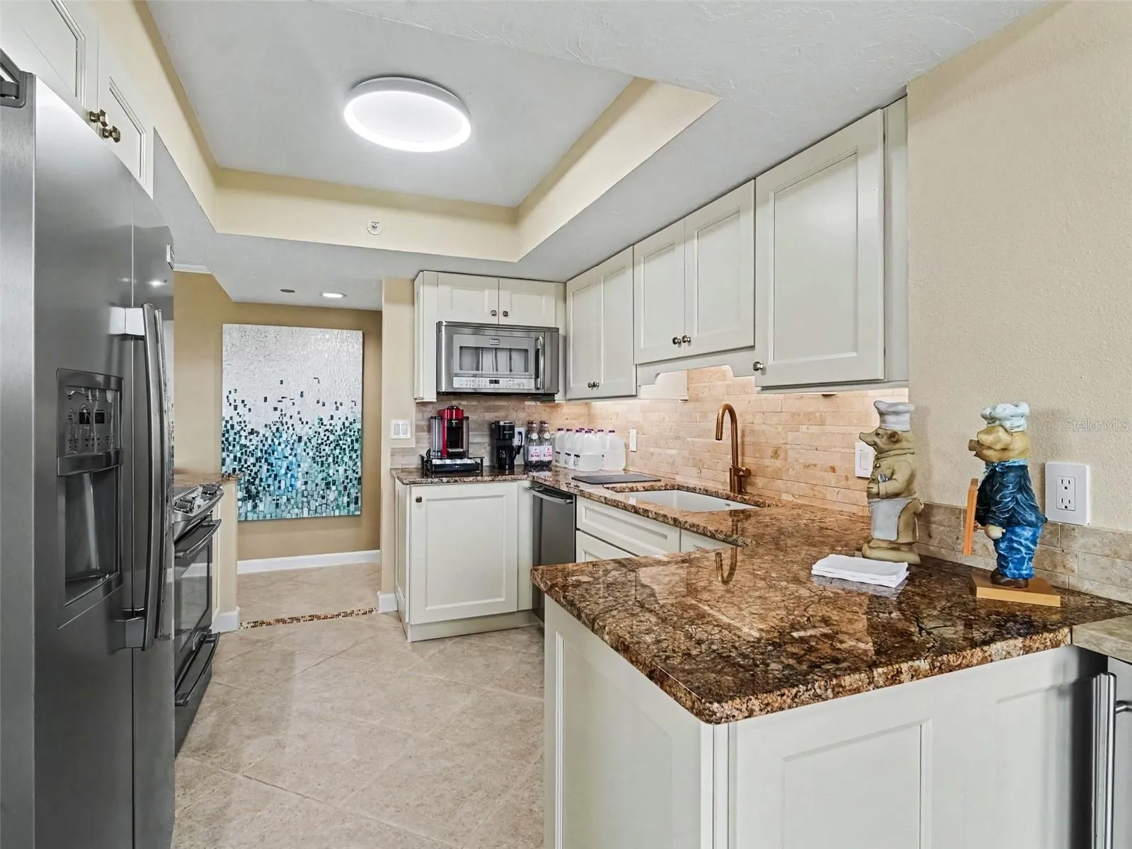 Kitchen with Granite Counters