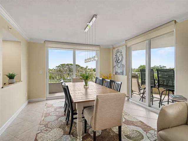 Dining Room opens to Balcony