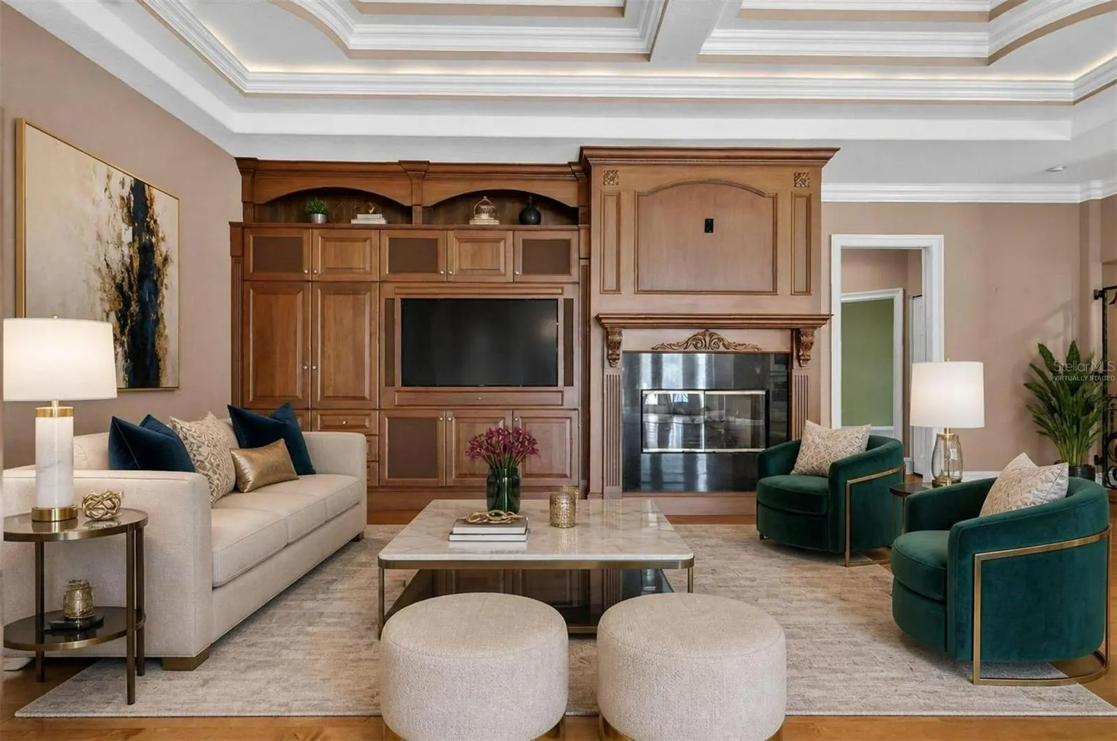 Living Room-Virtually Staged