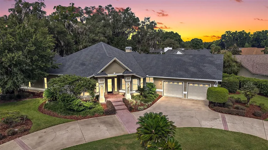 Twilight Front Elevation