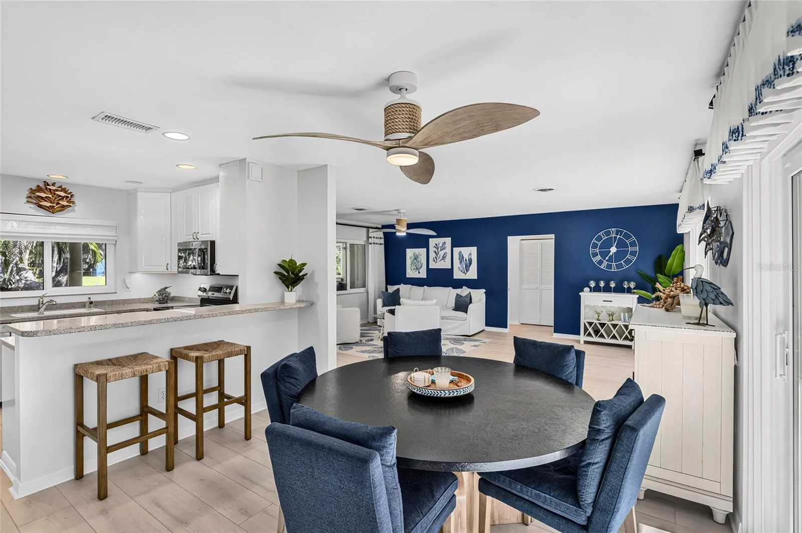 Open Kitchen Living View, designed for everyday living and easy entertaining.