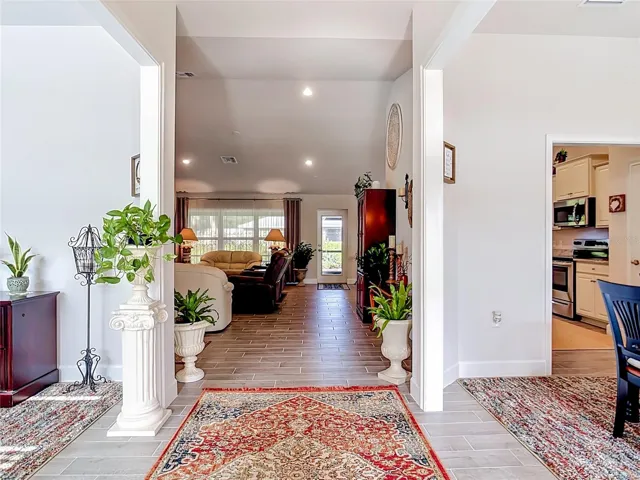 VIEW FROM FRONT ENTRANCE