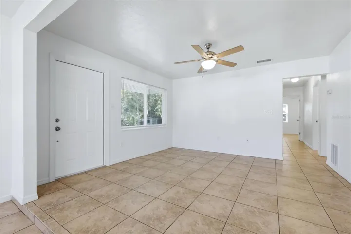 Entry door into the Living room.
