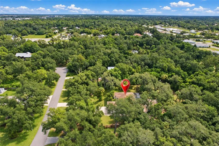 Aerial View Looking East
