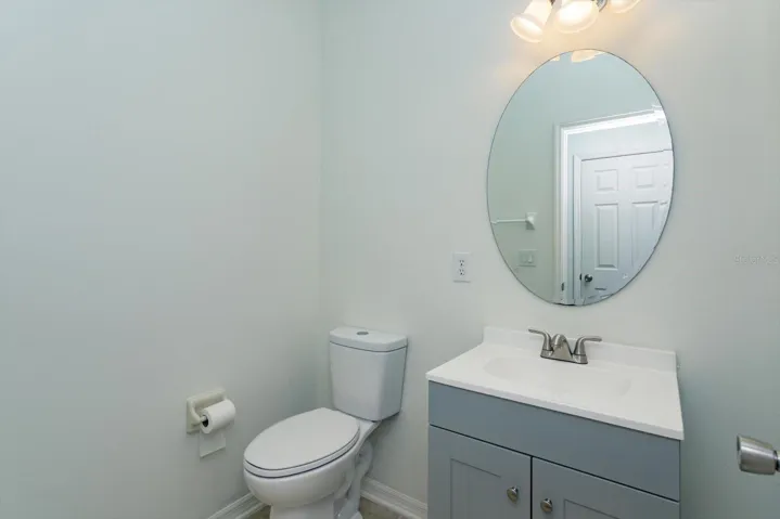 Half bath downstairs