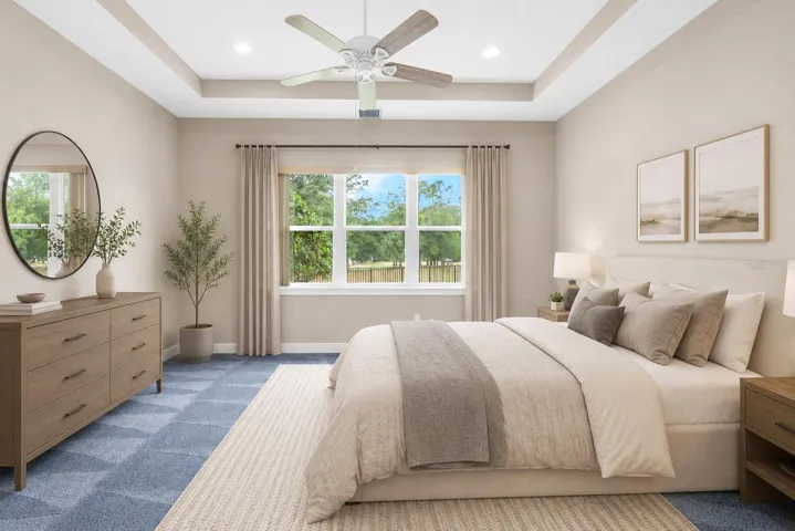 PRIMARY BEDROOM VIRTUAL STAGED