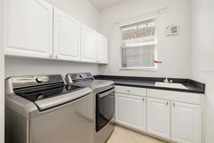 Fantastic roomy laundry room. Usually only seen in much larger homes. W/D do not convey.