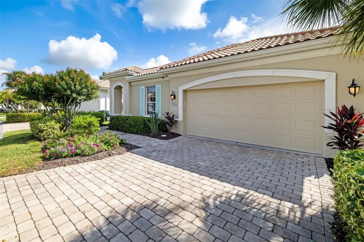 Paver driveway and walkway.