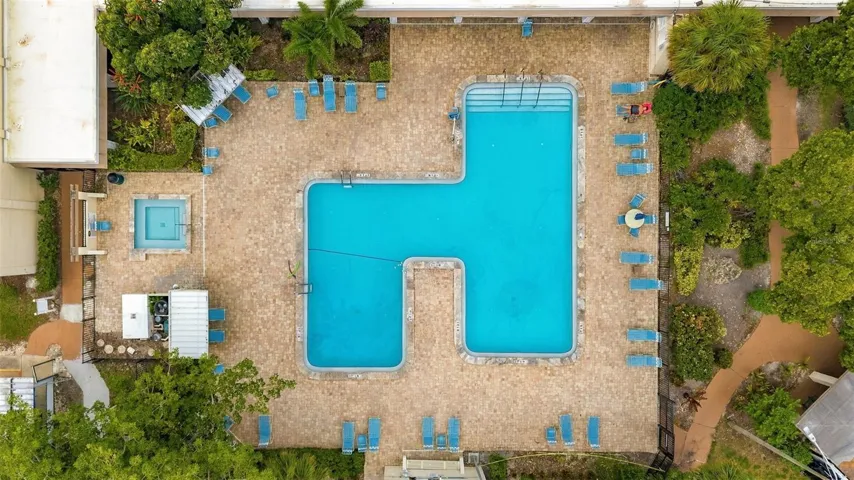 The main pool- with spa
