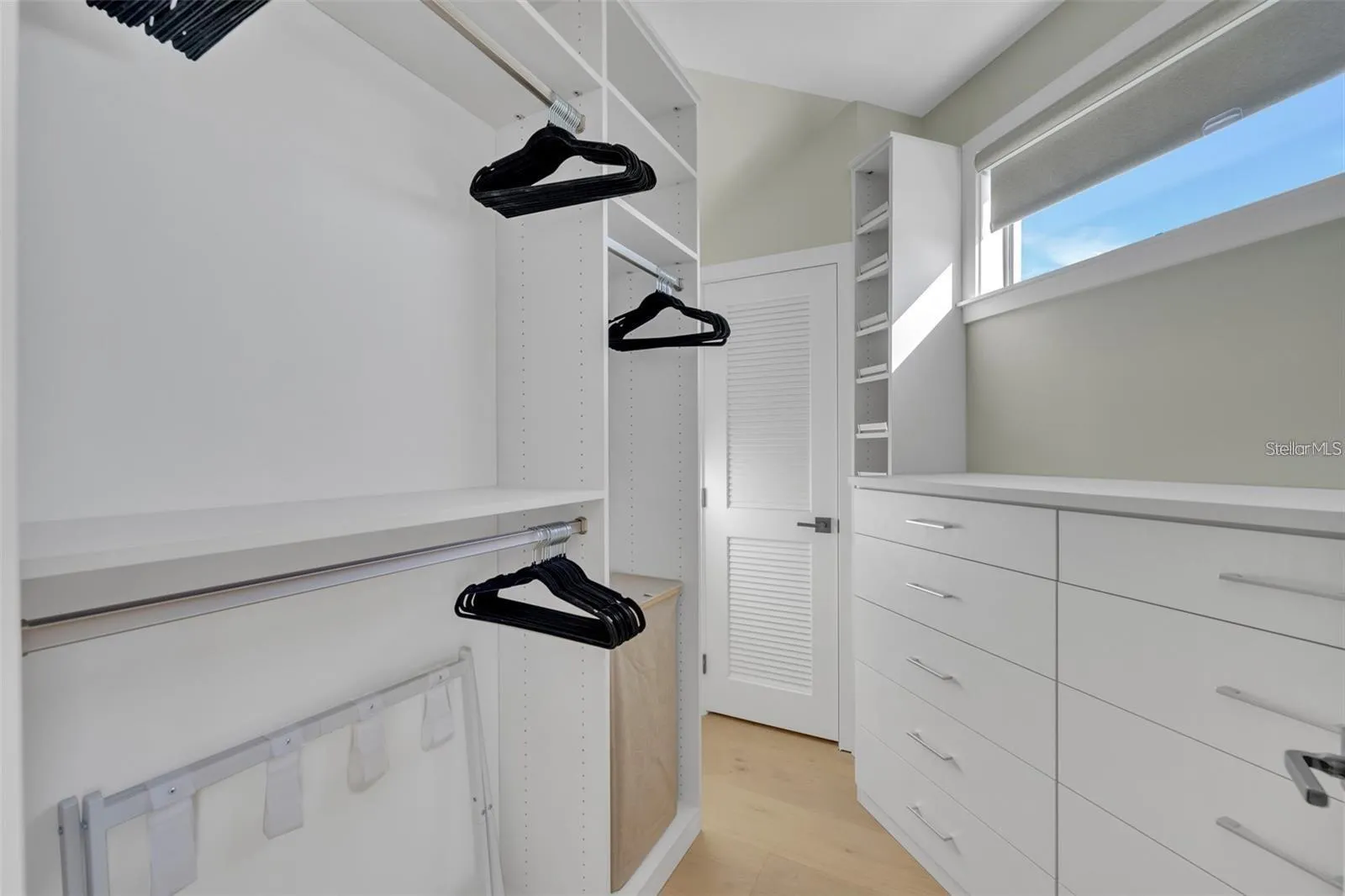 Primary closet