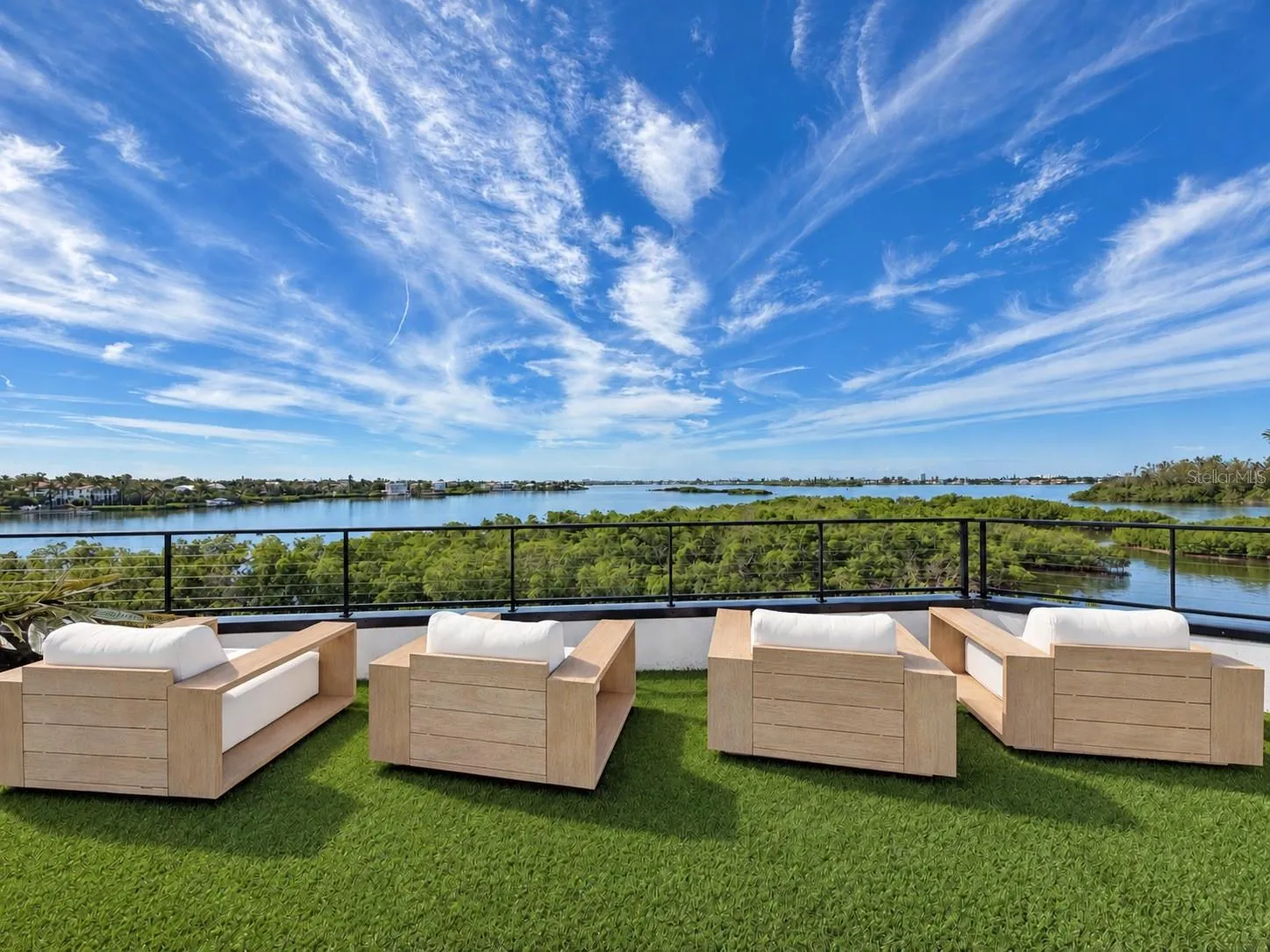 Rooftop deck
