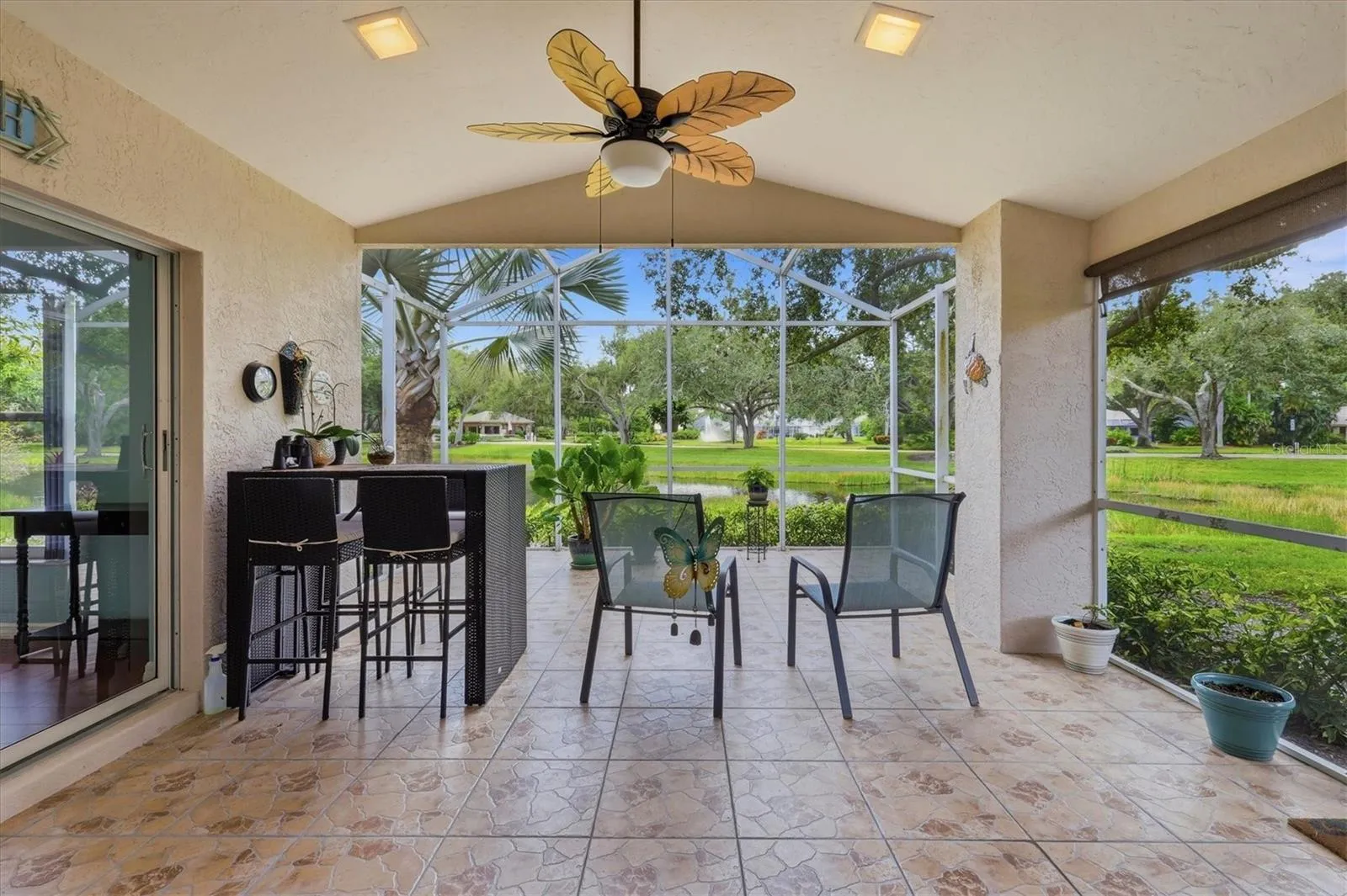 Extended Lanai with water view