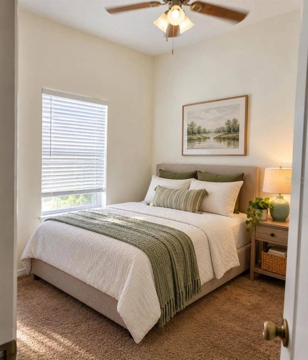 Virtually Staged3rd Bedroom