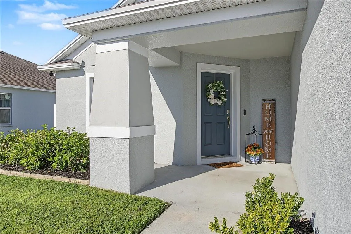 Covered front porch