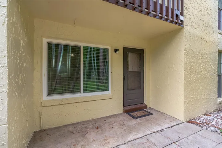 501 E Bay Dr 702, doorway to living area from back patio