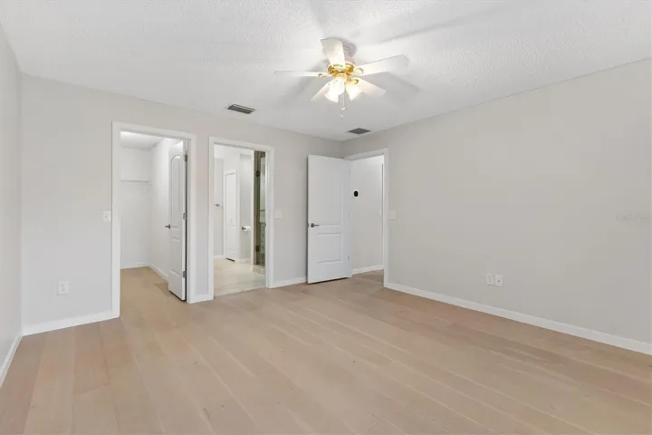 Primary Suite with walk-in closet and en-suite.