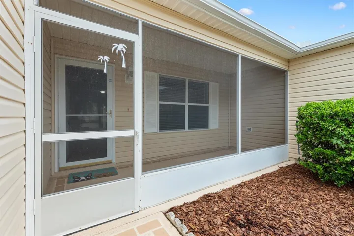 Screened front porch