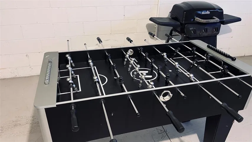 Foos Ball in Garage