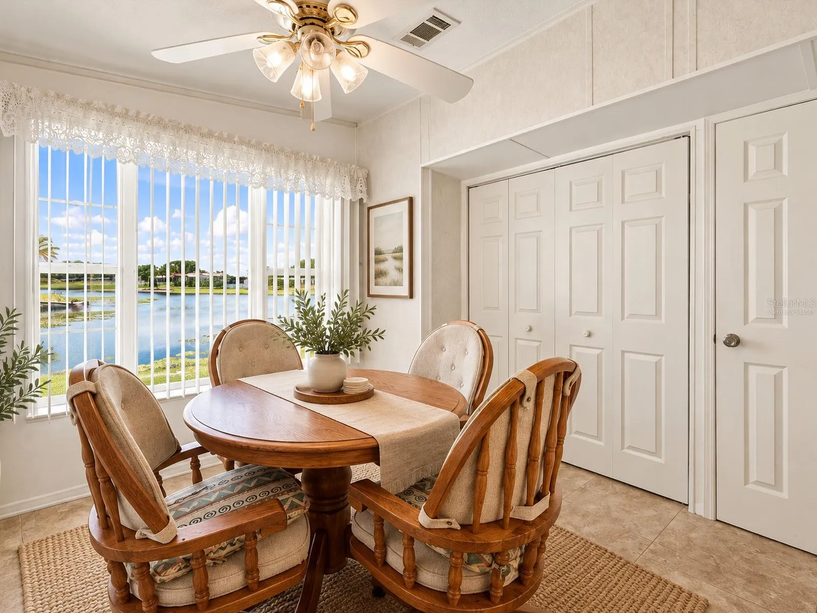 Virtually staged for visualization purposes - Dining Room