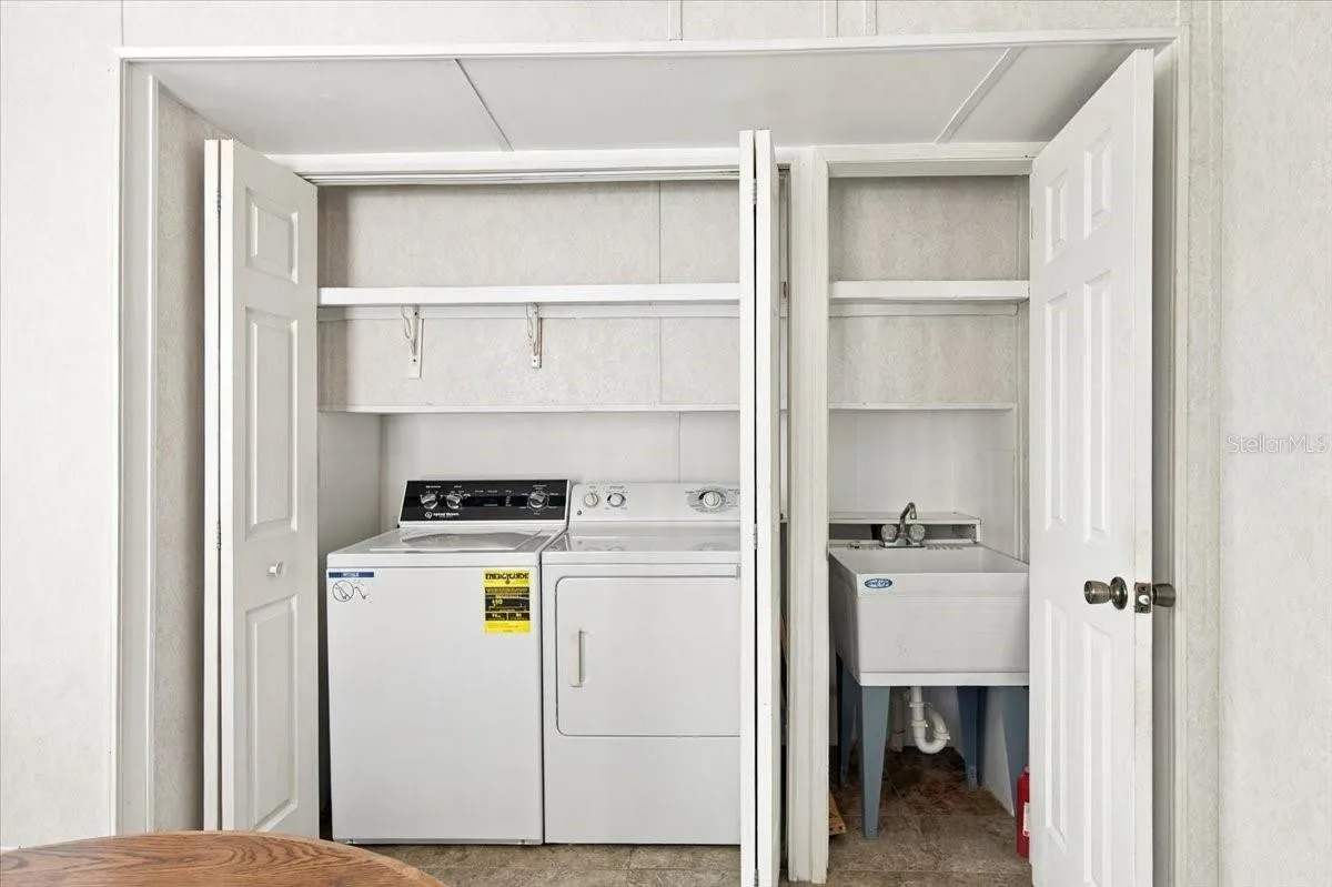 Indoor Laundry Space