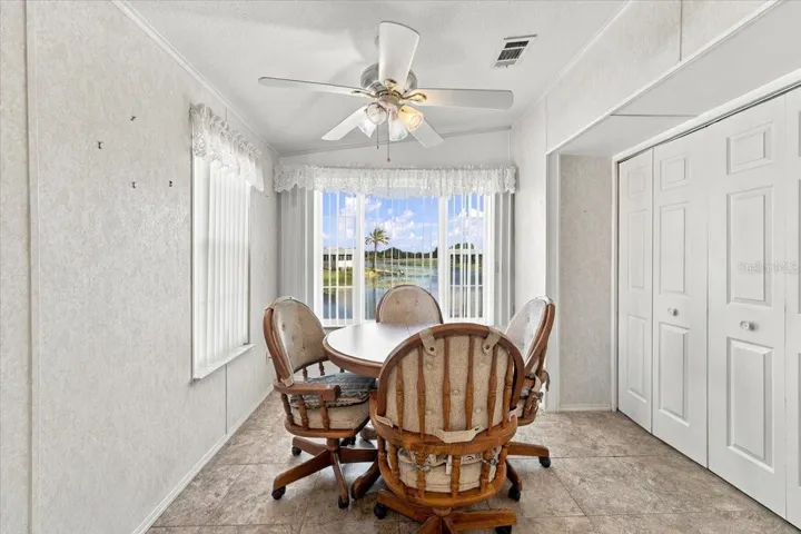 Dining Room overlooking the water!