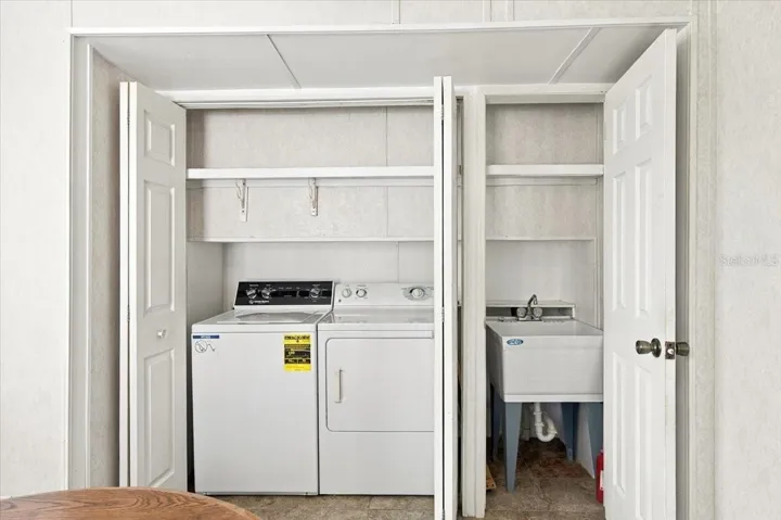 Indoor Laundry Space