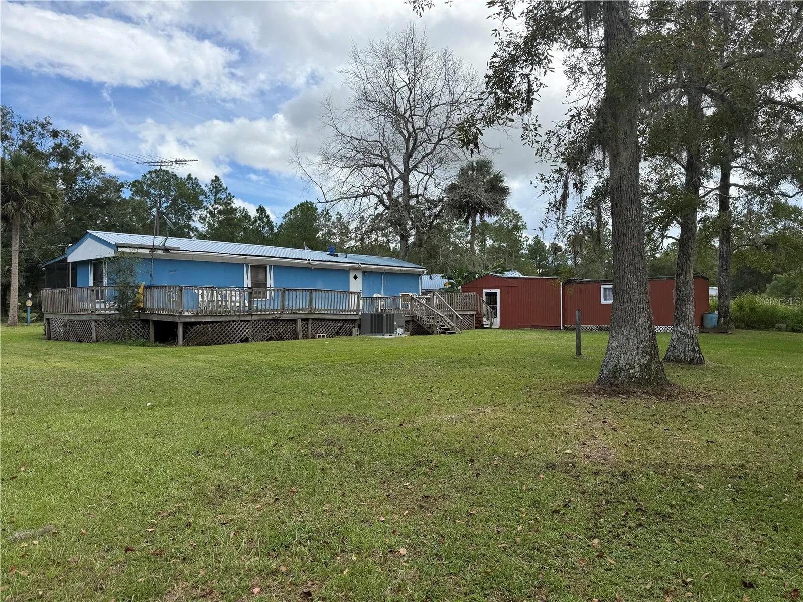 Back of the home