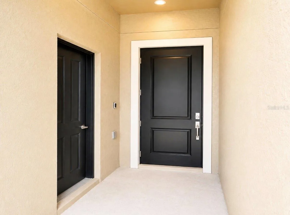 2 PRIVATE ENTRANCE DOORS