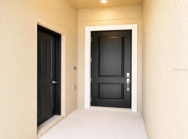 2 PRIVATE ENTRANCE DOORS