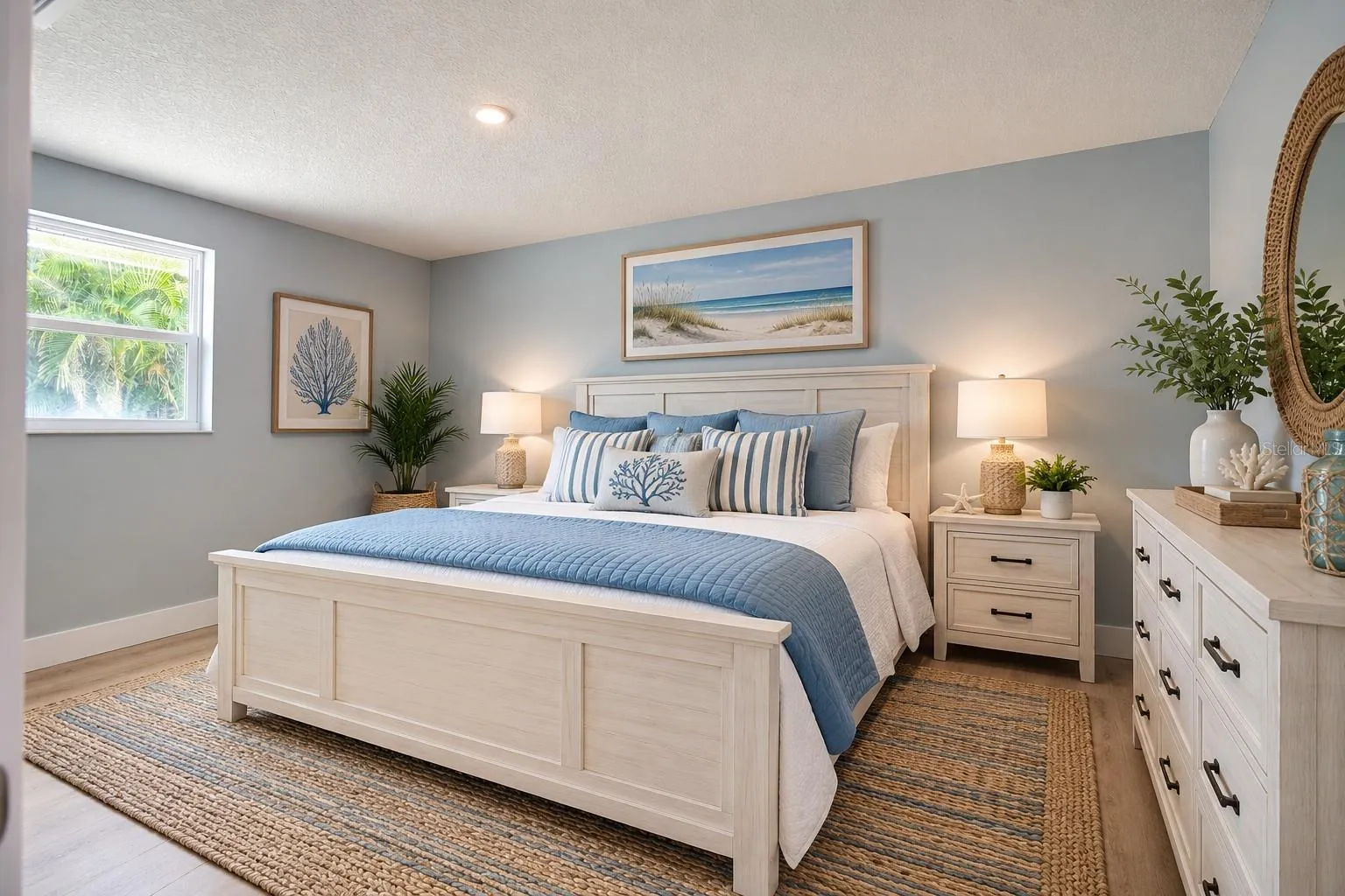 inlaw suite bedroom (virtual staged)