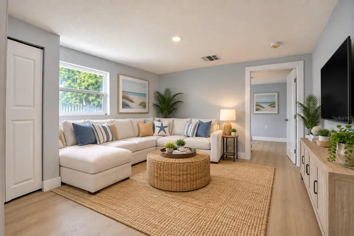 Inlaw suite living room (virtual staged)