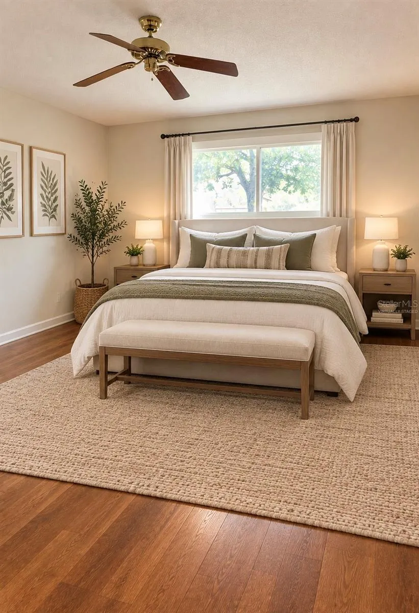 Primary Bedroom - Virtually Staged