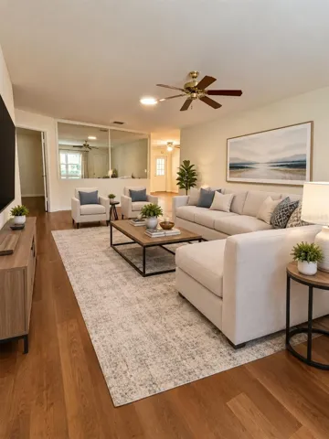 Living Room - Virtually Staged