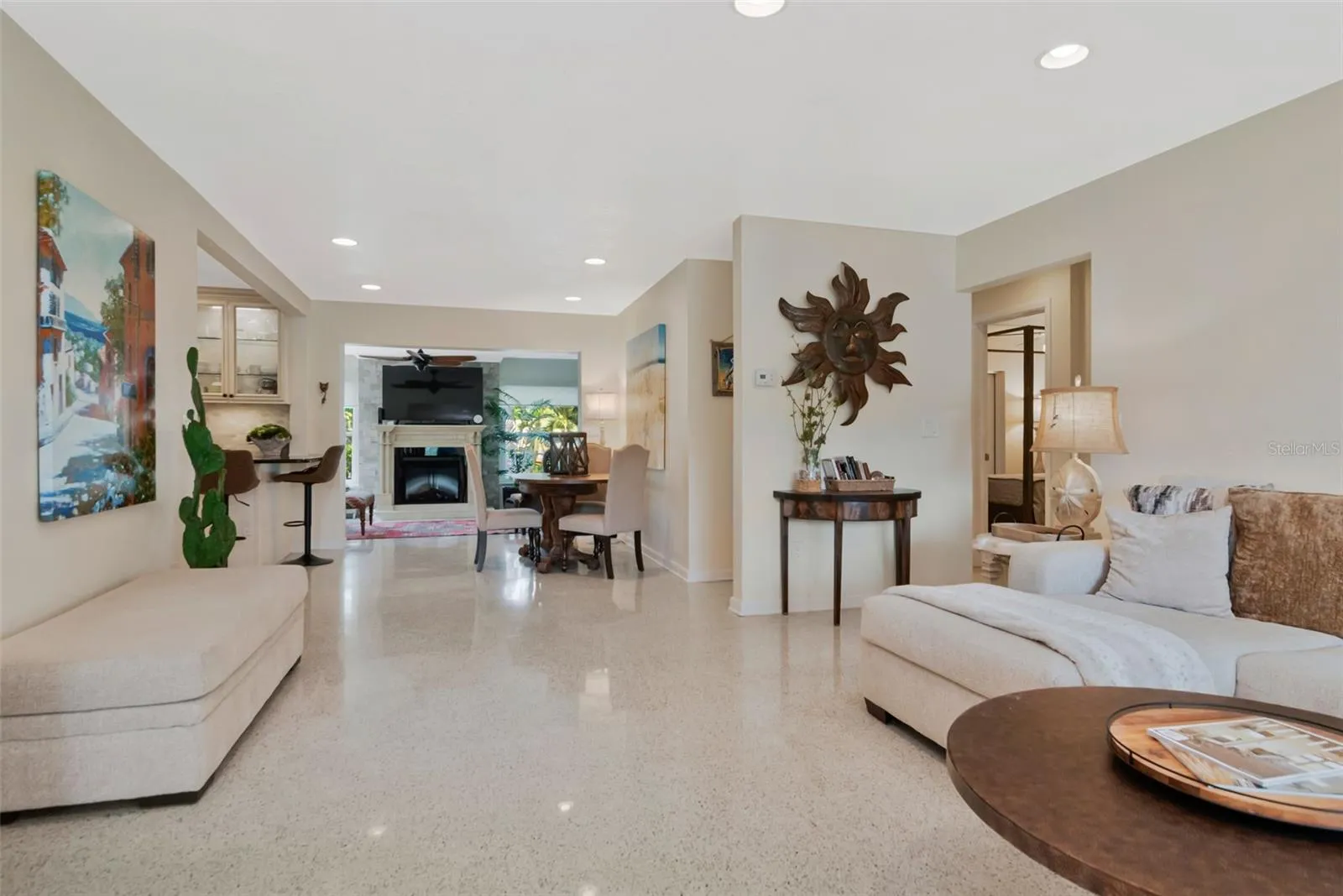 Gorgeous Polished Terrazzo Floors!