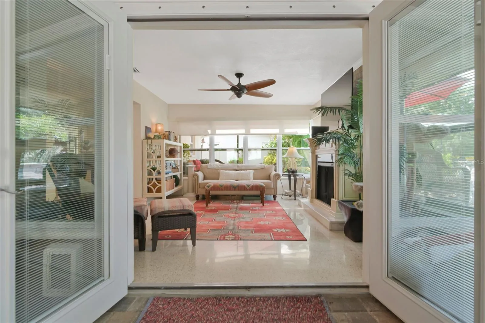 Looking into Family Room from Lanai