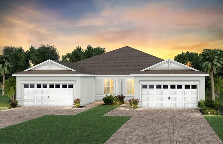 Exterior Design. Artistic rendering for this new construction home. Pictures are for illustrative purposes only. Elevations, colors and options may vary.