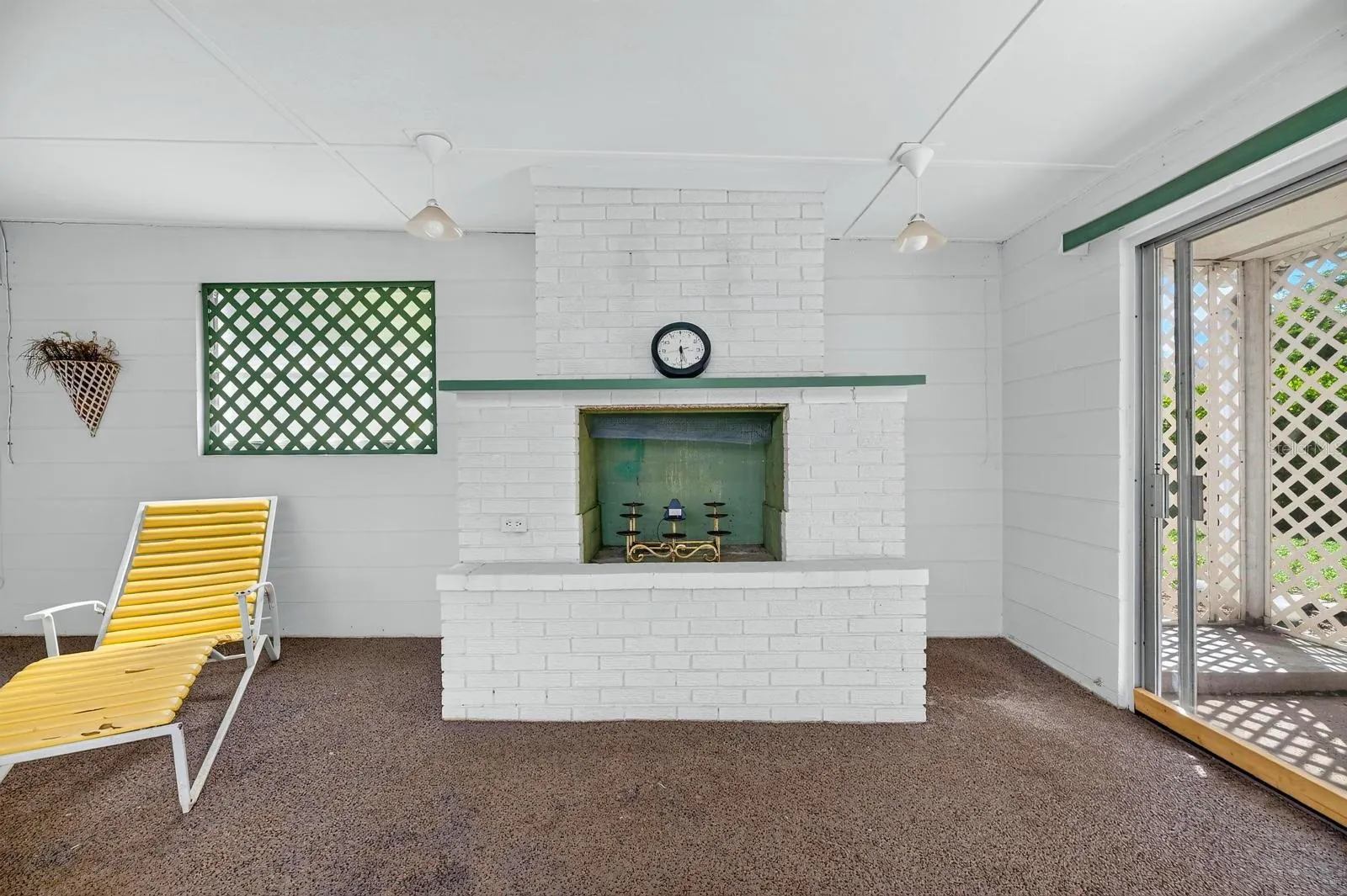 Lanai Fireplace