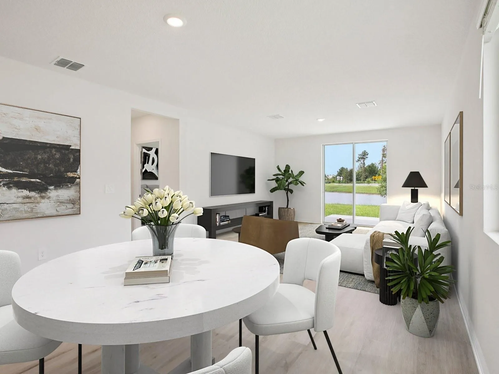 Photo is not of the actual home but of a builder home with same floorplan with similar interior finishes.