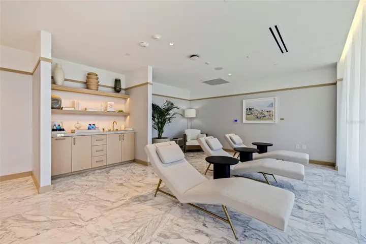 A serene wellness lounge designed for rest, reset, and recharge.