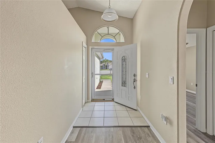 Spacious Foyer with coat closet