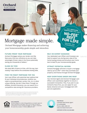 No Fee refinancing