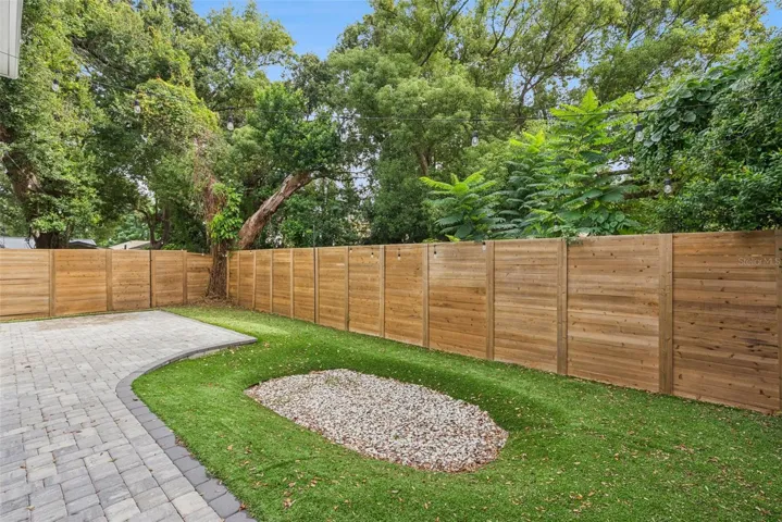Spacious Fenced Backyard