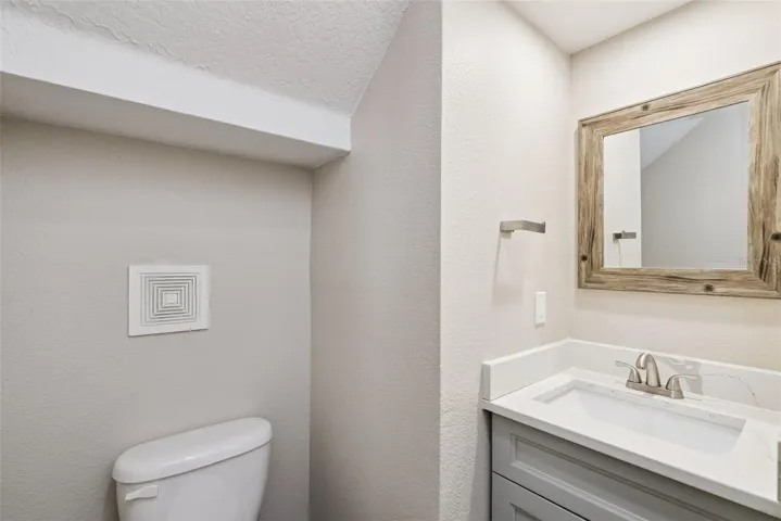 Downstairs half bath