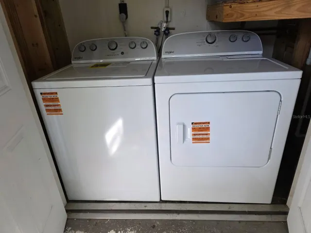 new washer and dryer
