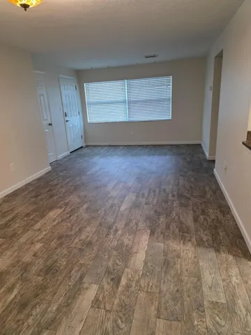 Open concept living and dining areas