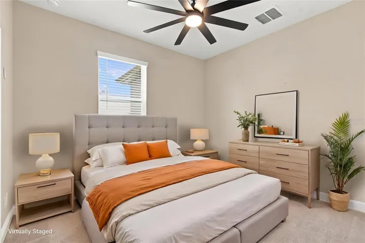 FIRST FLOOR BEDROOM. VIRTUALLY STAGED.