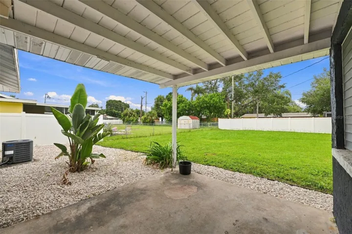 Covered Patio Area